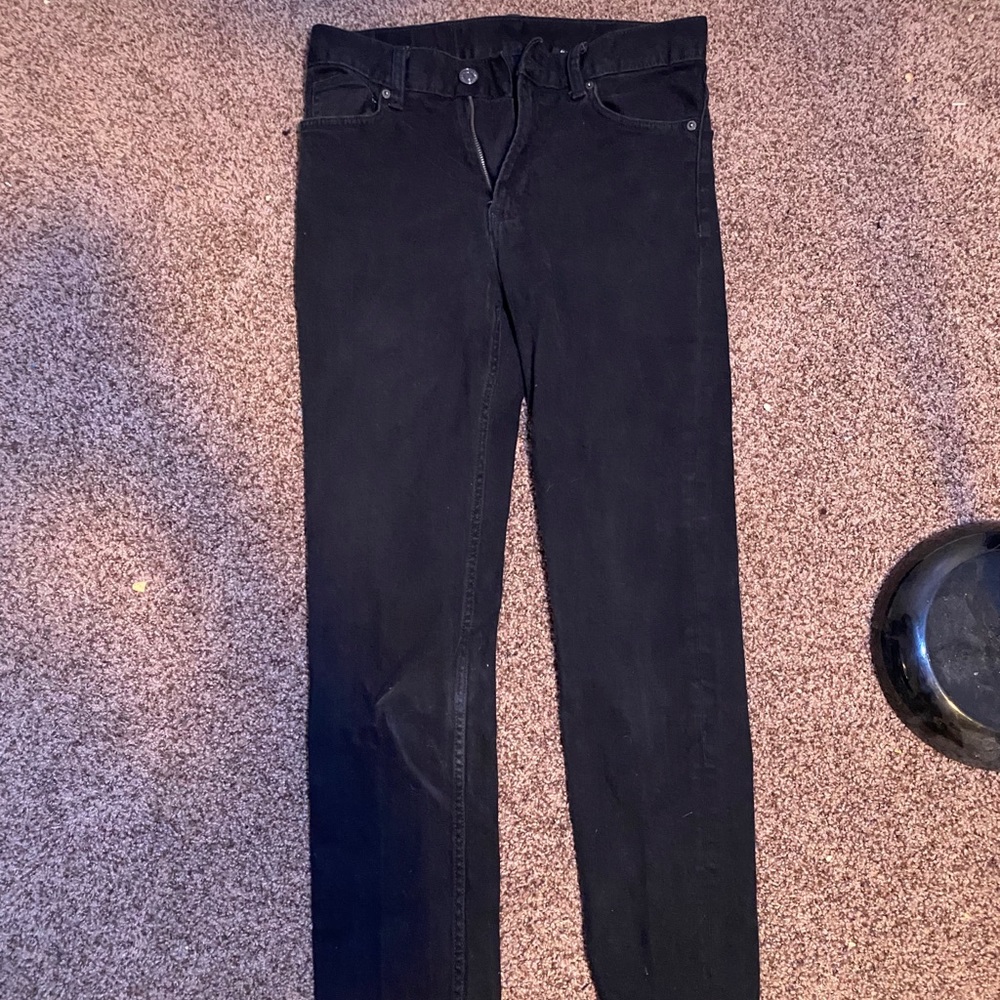 H&M black slim skinny jeans